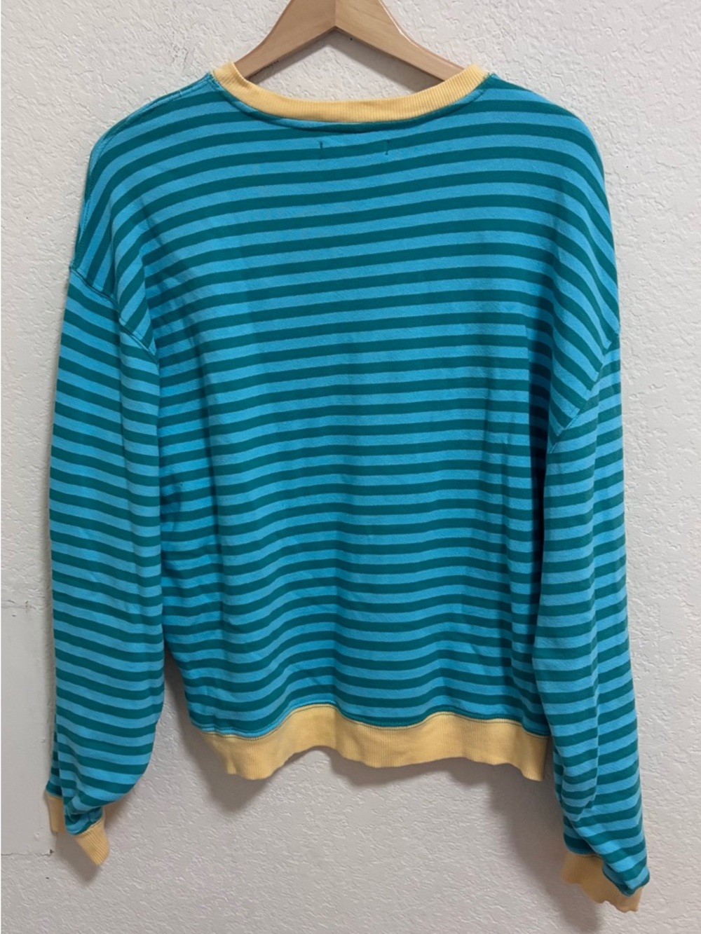 Free people classic striped oversized crewneck - Picture 5 of 6